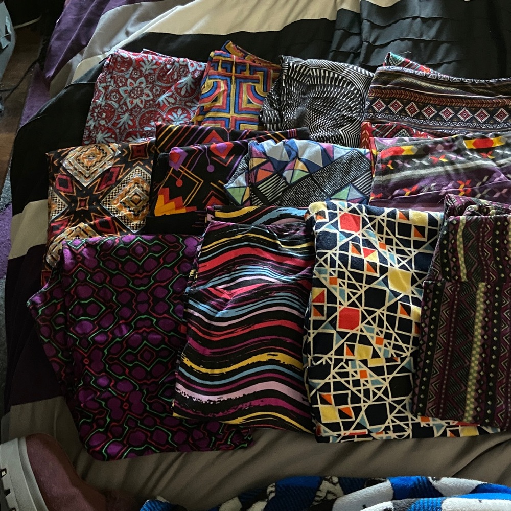 LuLaRoe Colorful Patterned Leggings Collection